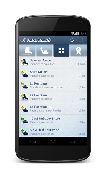Patiner Montréal pour Android - 2 / 9