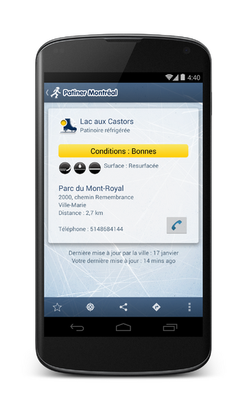Patiner Montréal pour Android - 4 / 9