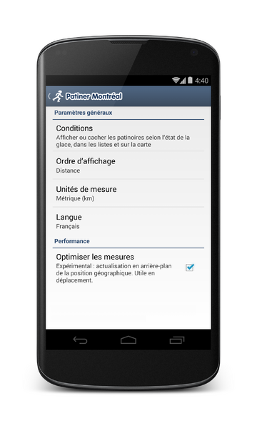 Patiner Montréal pour Android - 6 / 9